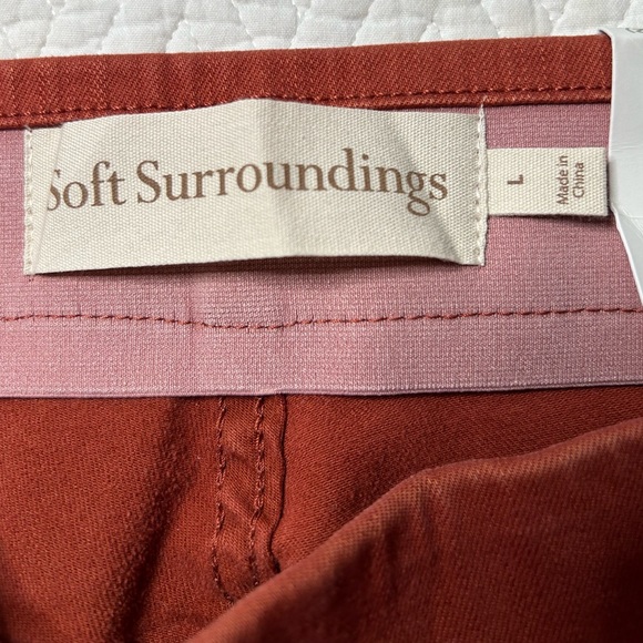 Soft surrounding the ultimate pull on stretch leg relax fit denim pants size L - Picture 6 of 13